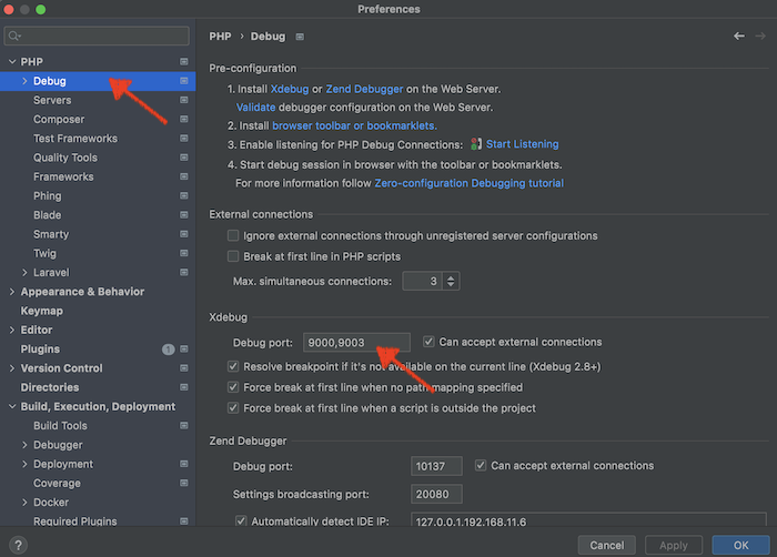 phpstormのxdebug設定7