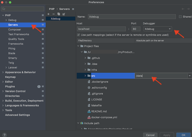 phpstormのxdebug設定8
